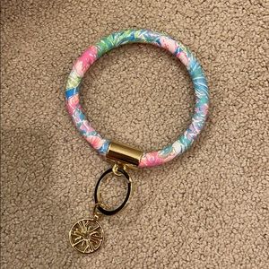 Lilly Pulitzer O-Ring Keychain